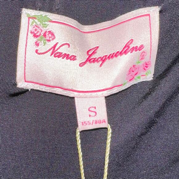 NWT Nana Jacqueline Black Olivia Long Sleeve Mini Dress Size Small - Picture 4 of 16